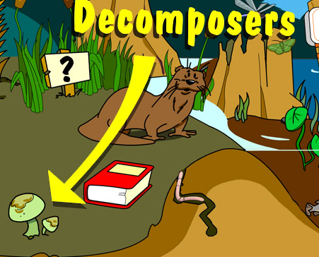 Illustration of decomposers