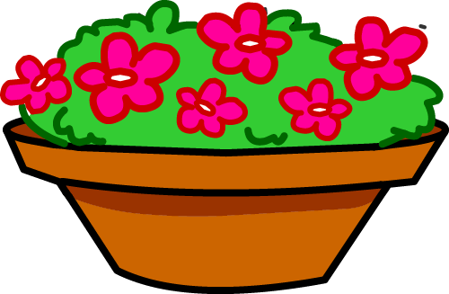 Illustration of a flower pot