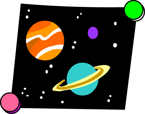 Illustration of Ollie in space