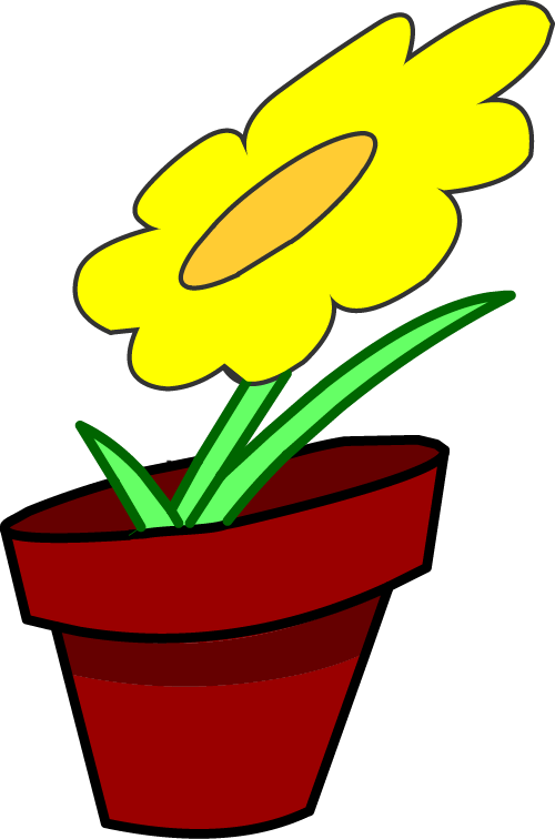 Illustration of a yellow flower